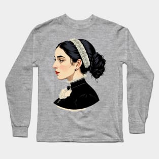 Edwardian Lady in Lace Long Sleeve T-Shirt